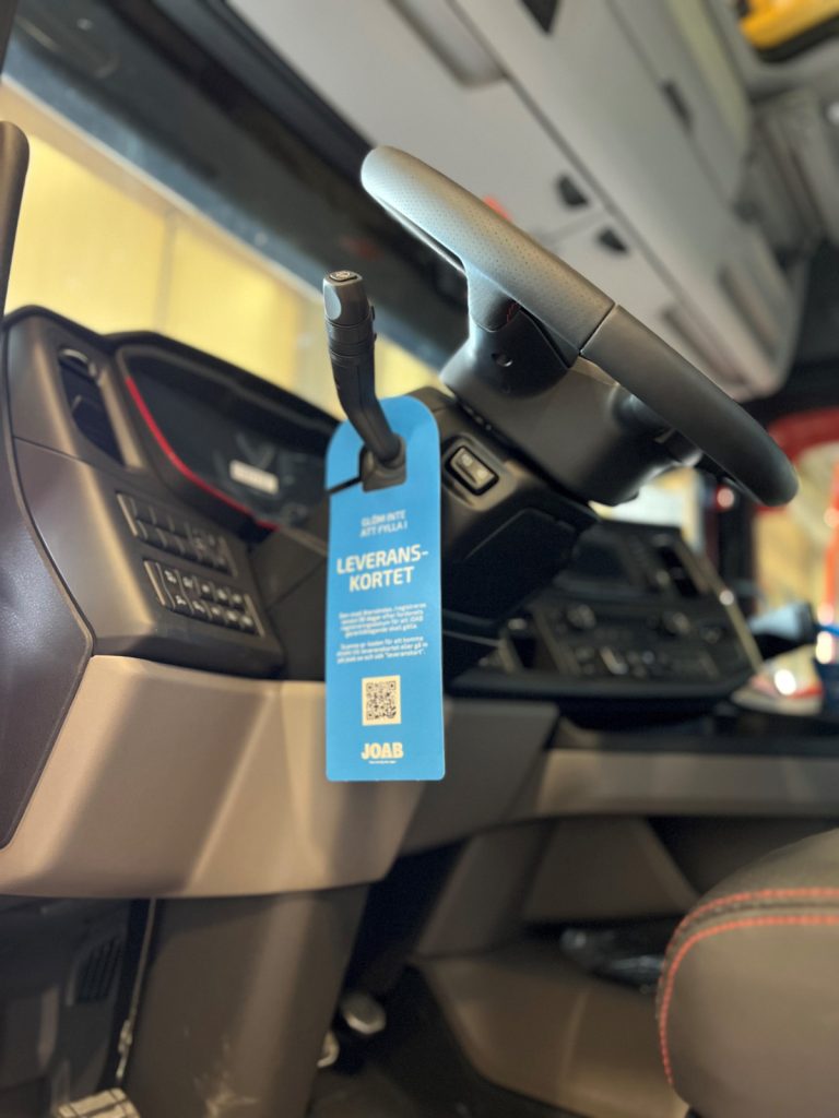 Leveranskort Påbyggnad